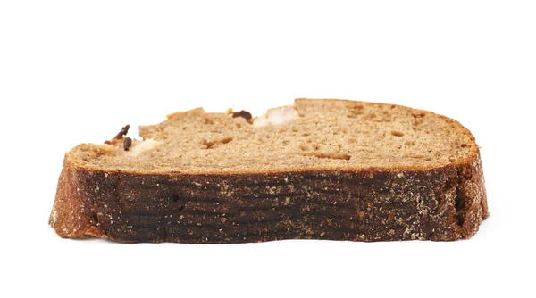 Кусок изолированного хлеба — стоковое фото