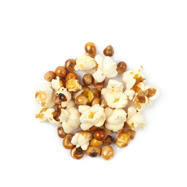 Haufen halbgarer Popcornkerne — Stockfoto
