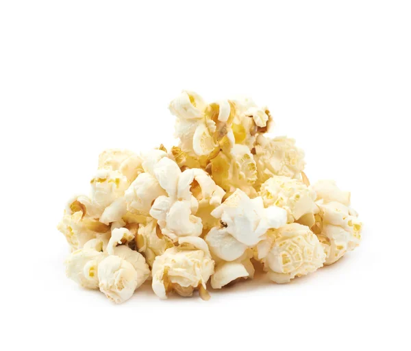 Haufen Popcorn-Flocken isoliert — Stockfoto