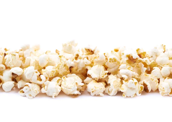 Haufen Popcorn-Flocken isoliert — Stockfoto