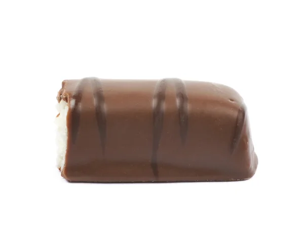 Cukierki czekoladowe konfekcji na białym tle — Zdjęcie stockowe