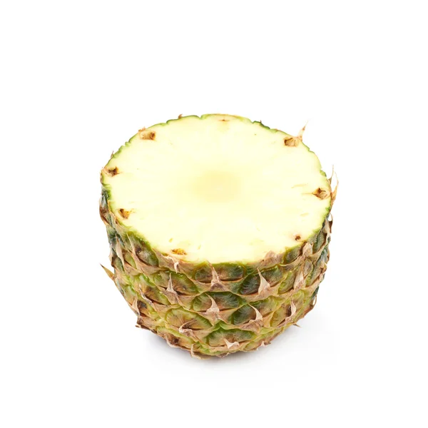 Mitad inferior de una piña aislada — Foto de Stock