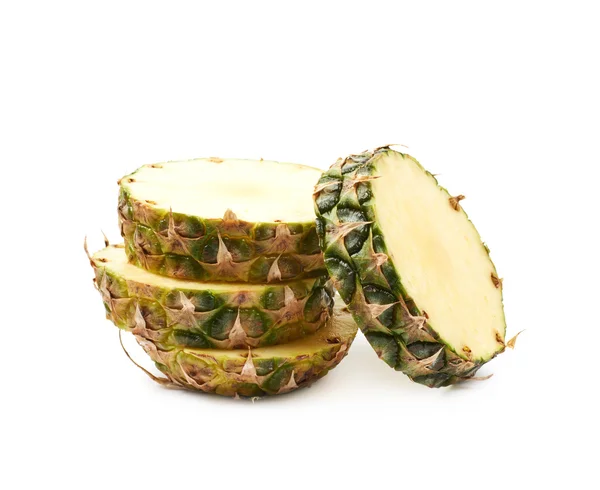 Stak af tværsnit ananas skiver - Stock-foto