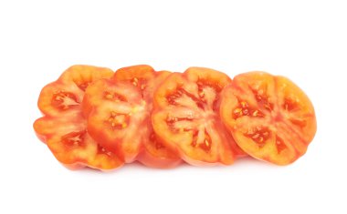 Olgun kırmızı sığır domates izole