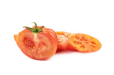 Olgun kırmızı sığır domates izole