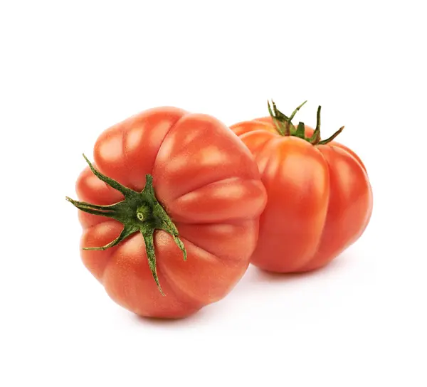 Olgun kırmızı sığır domates izole — Stok fotoğraf