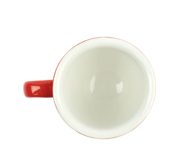 Petite tasse à expresso rouge isolée — Photo