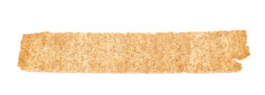 İzole tek gevrek ekmek cips