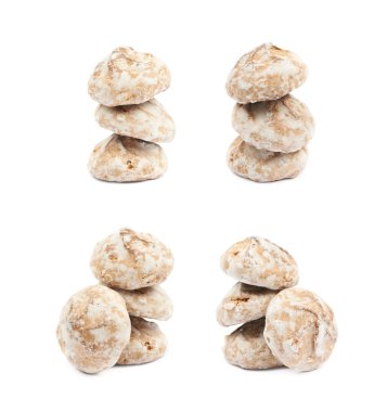 İzole Rus zencefilli kurabiye