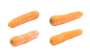 İzole tek bebek havuç