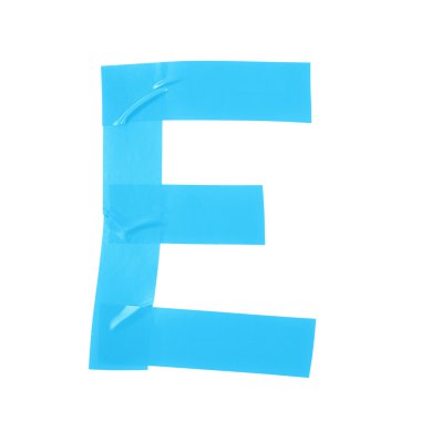 Teyp yalıtım E harfi sembolü yaptı