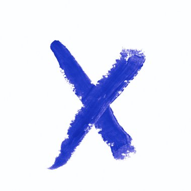 İzole tek abc harf sembol