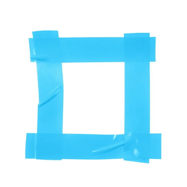 Quadro quadrado feito de fita isolante — Fotografia de Stock