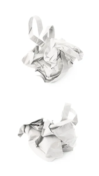 Sac en papier crumbler isolé — Photo
