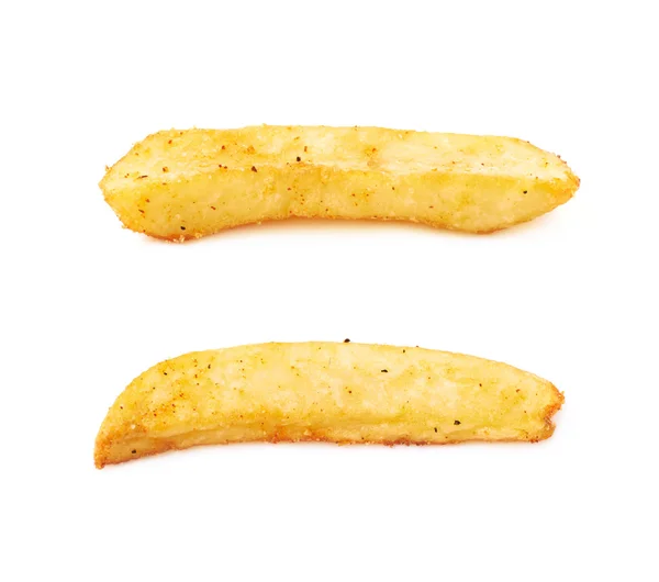 Franska stekt potatis segment isolerade — Stockfoto