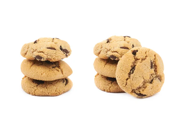 Chocolate chip cookie geïsoleerd — Stockfoto