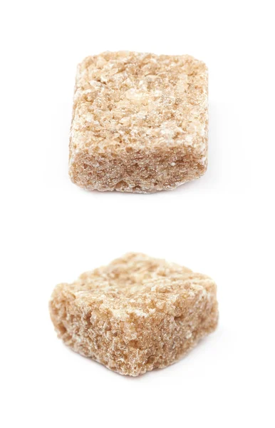 分離された単一の砂糖キューブ — ストック写真