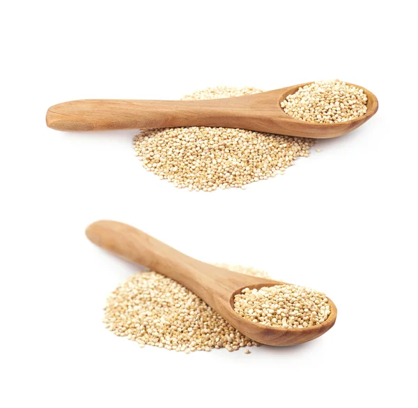 Högen av korn quinoa frön isolerade — Stockfoto