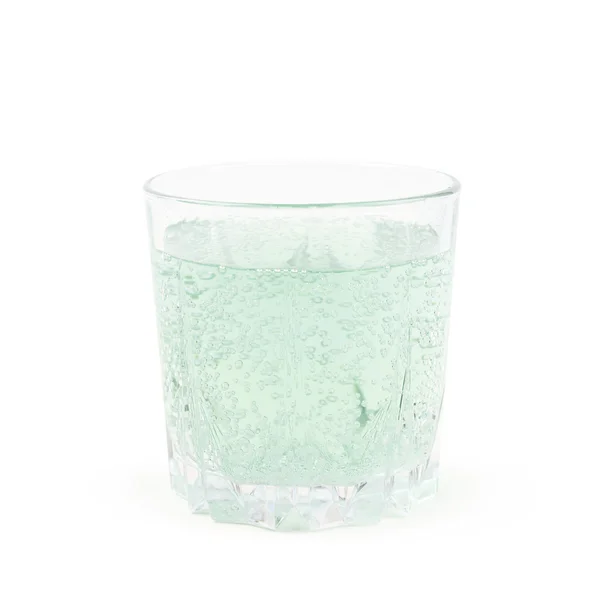 Rocks glass of lemonade isolated — Stock Photo, Image