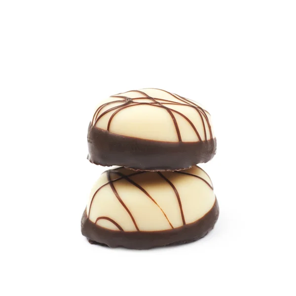 Elszigetelt édesség csokoládé cukorka — Stock Fotó