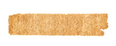 İzole tek gevrek ekmek cips