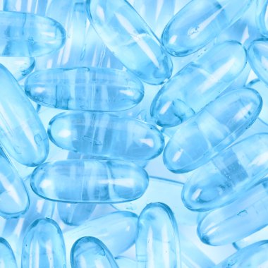 Softgel hapları ile kaplı yüzey