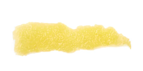 分離されたレモンの皮の 1 つのスライス — ストック写真