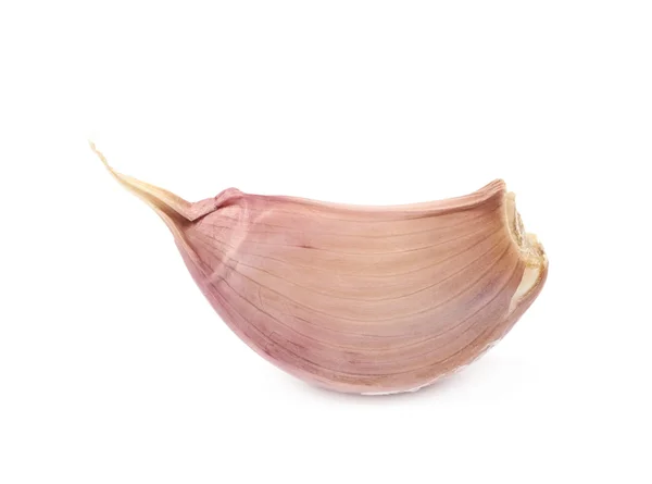 Single garlic clove isolated — Stock Photo, Image