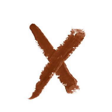 İzole tek abc harf sembol