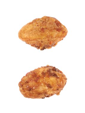 Baharat ve şeker kaplamalı fıstık izole