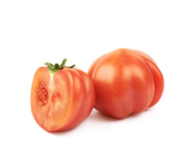 Olgun kırmızı sığır domates izole