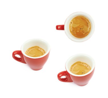 Küçük fincan izole espresso