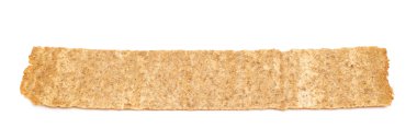 İzole tek gevrek ekmek cips