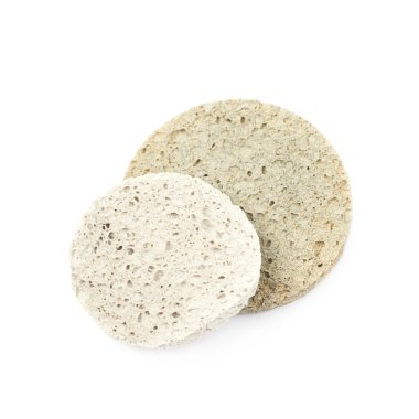 İzole kullanılan makyaj süngeri