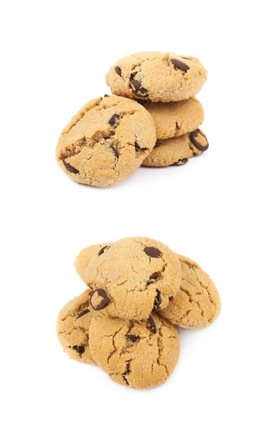 Chocolate Chip Cookie isoliert — Stockfoto