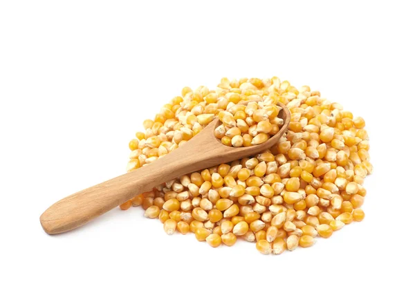 Pile de grains de maïs isolés — Photo