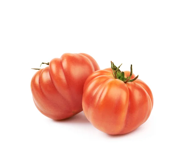 Ripe red beef tomato isolated — Stock Photo, Image