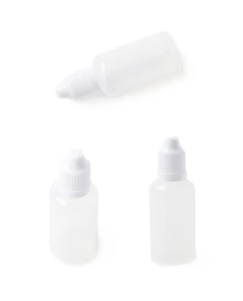 Plasic 30 ml fles geïsoleerd — Stockfoto