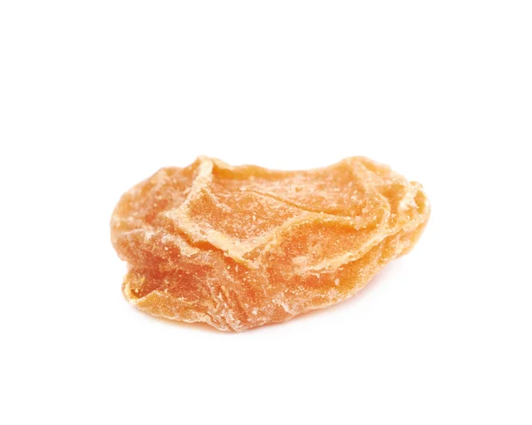 Single dried apricot isolated — Stock Photo, Image