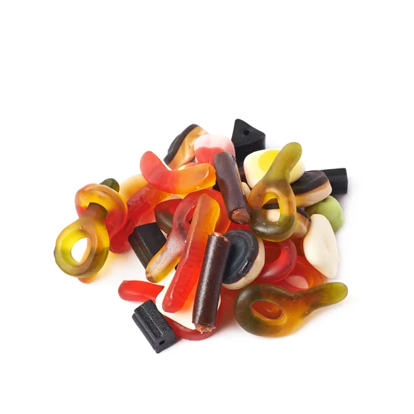 Montón de múltiples caramelos de colores —  Fotos de Stock