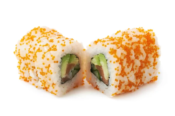 California salmon roll sushi isolated — Stock Photo, Image