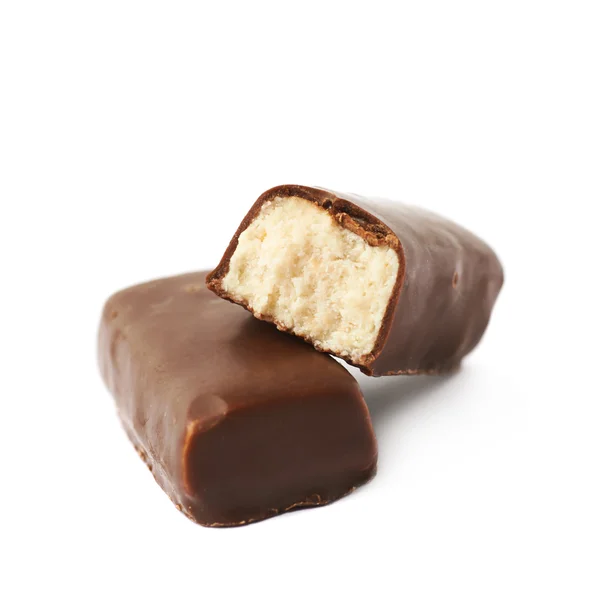 Chocolate revestido de doce de maçapão — Fotografia de Stock
