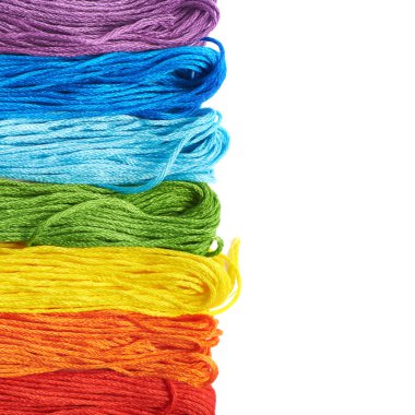 Nakış iplik iplik ile kaplı yüzey