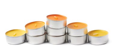 İzole Tealight parafin mum