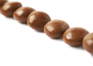 İzole çikolata Sırlı Ceviz şeker