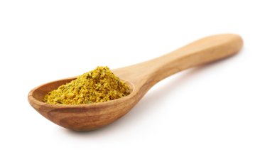 Tahta kaşık izole sosu