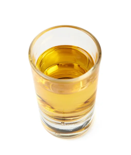 Tiro de whisky bourbon aislado — Foto de Stock