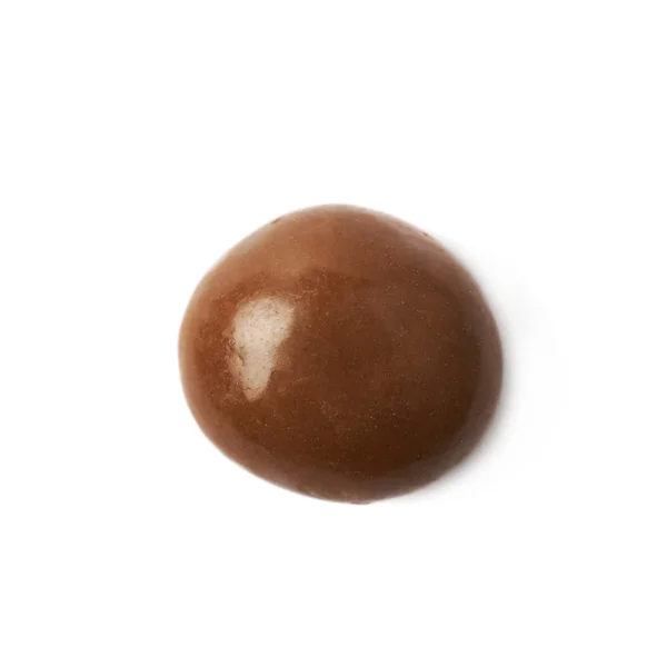 Chocolate caramelo de nuez vidriada aislado — Foto de Stock