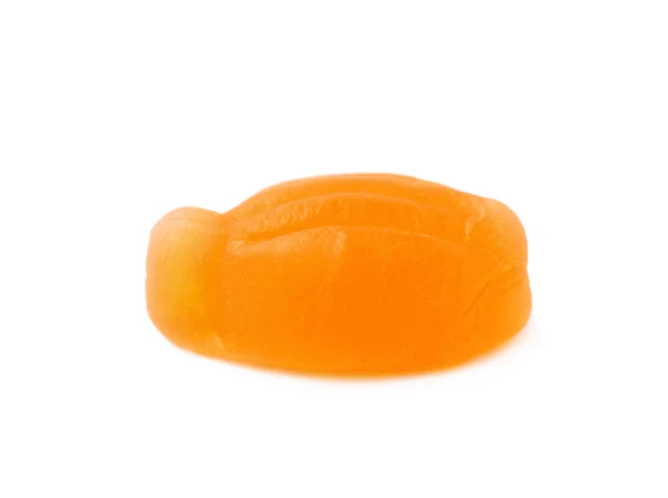 Doces em forma de laranja isolados — Fotografia de Stock