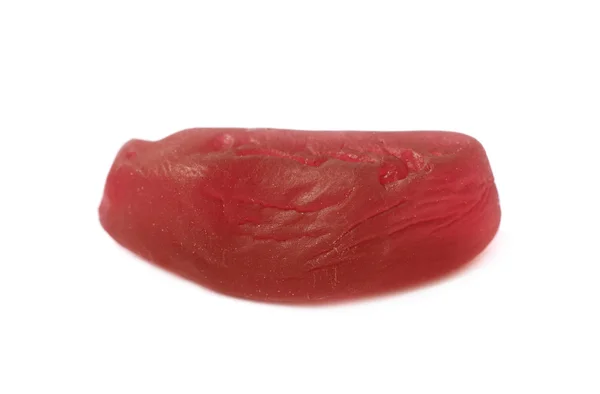 Gelatina a base de caramelo rojo aislado — Foto de Stock